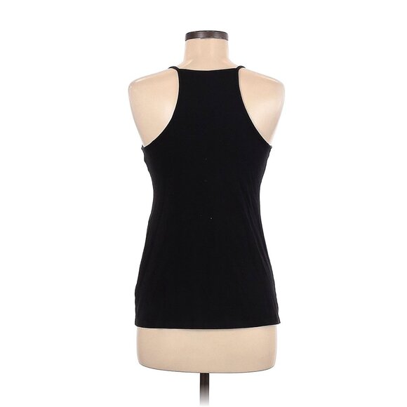 Eileen Fisher Thin Strap Black Tank Top, Size Small - Picture 3 of 6